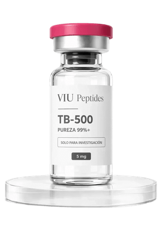 Vial ViuPeptides TB-500 5 mg para investigación, México
