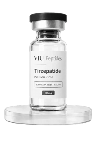Vial ViuPeptides Tirzepatida 30 mg para investigación, México