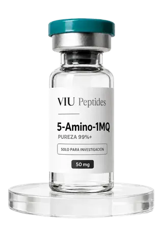 Vial ViuPeptides 5-Amino-1MQ 50 mg para investigación, México