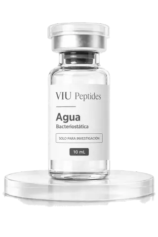 Vial ViuPeptides Agua bacteriostatica 10 ml