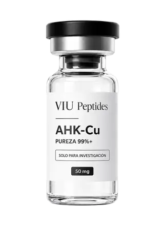 Vial ViuPeptides AHK-Cu 50 mg para investigación científica en México