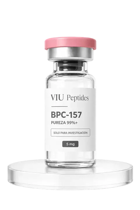 Vial ViuPeptides BPC-157 5 mg para investigación, México