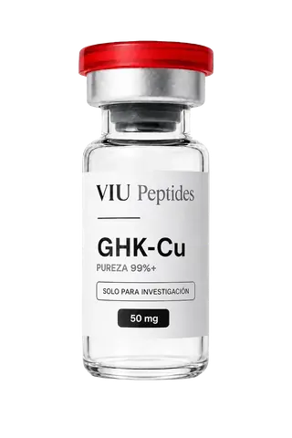 Vial ViuPeptides GHK-Cu 50 mg para investigación, México