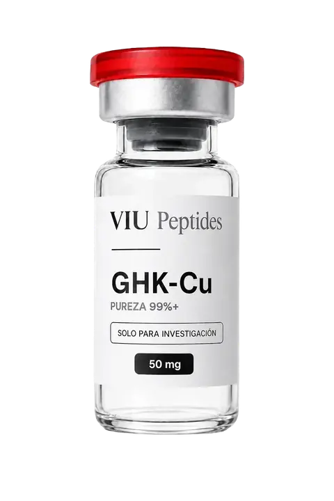 Vial ViuPeptides GHK-Cu 50 mg para investigación, México