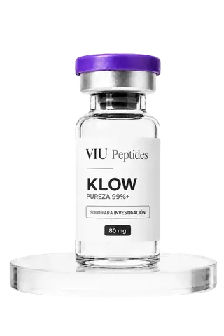 Vial ViuPeptides KLOW 80 mg para investigación, México