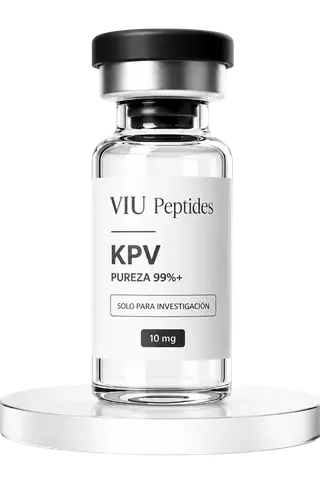 Vial ViuPeptides KPV 10 mg para investigación científica en México