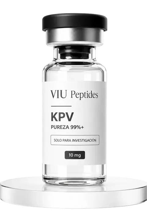 Vial ViuPeptides KPV 10 mg para investigación científica en México