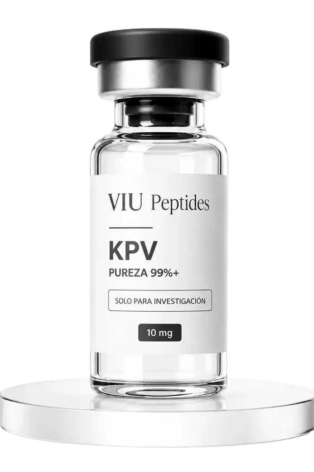 Vial ViuPeptides KPV 10 mg para investigación científica en México