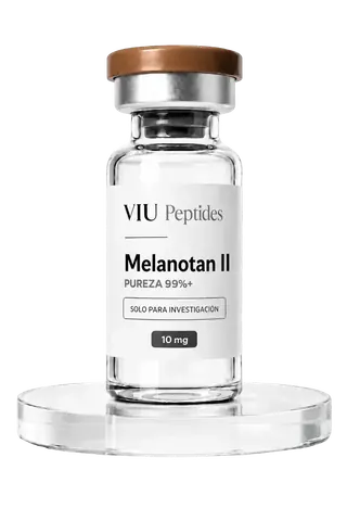 Vial ViuPeptides Melanotan-2 10 mg para investigación, México