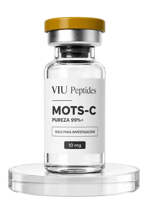 Vial ViuPeptides MOTS-C 10 mg para investigación, México