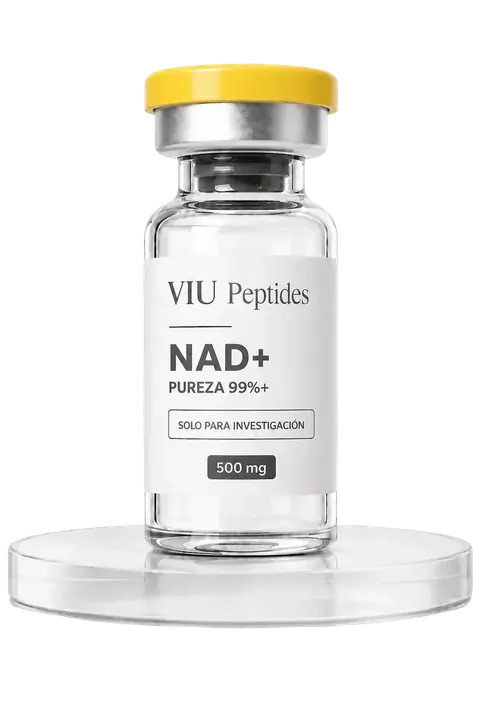 Vial ViuPeptides NAD+ 500 mg para investigación, México
