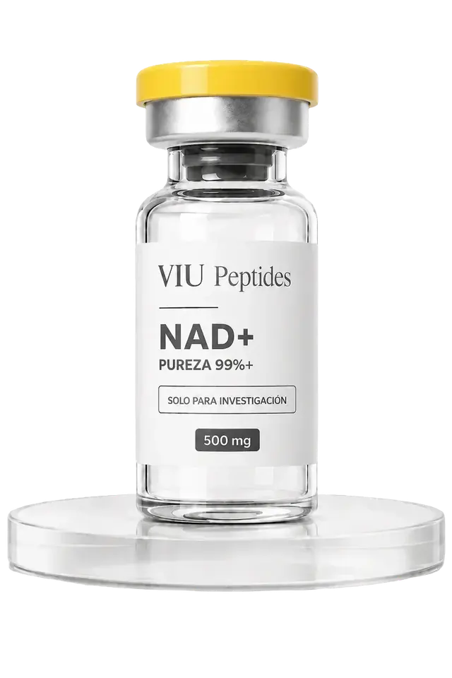 Vial ViuPeptides NAD+ 500 mg para investigación, México