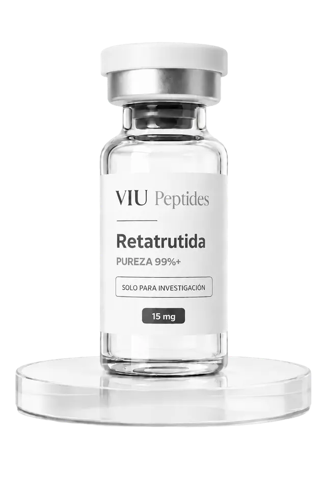 Vial ViuPeptides Retatrutide 15 mg