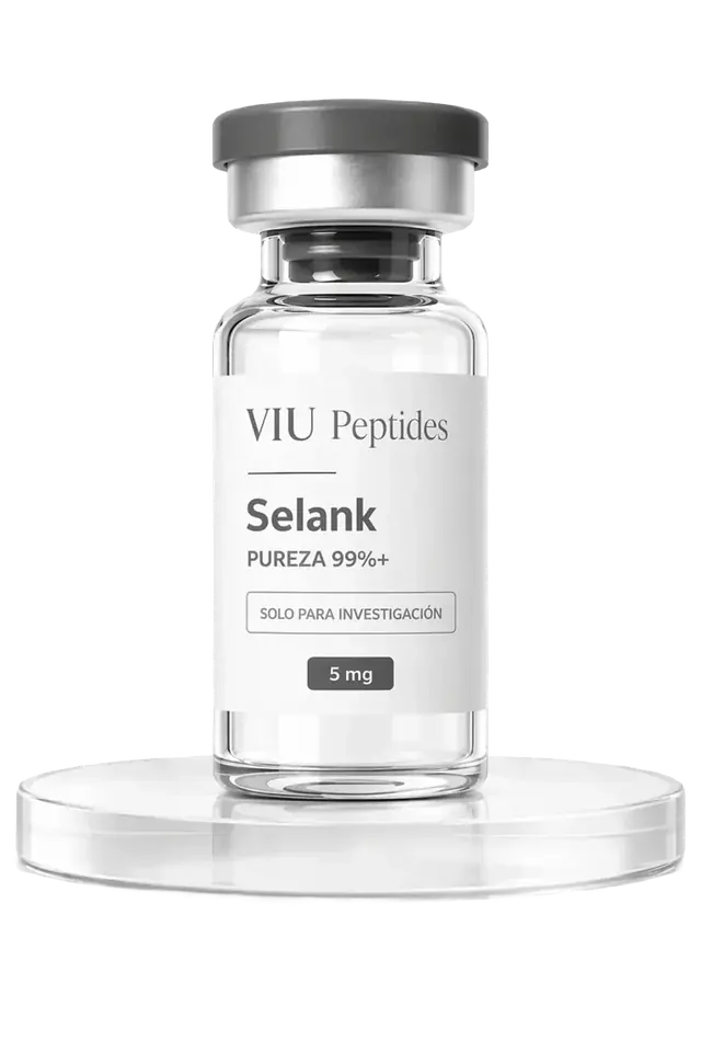 Vial ViuPeptides Selank 5 mg para investigación, México