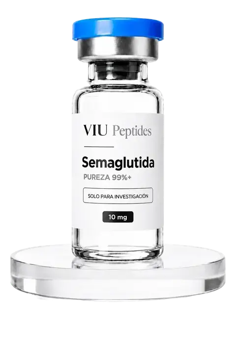 Vial ViuPeptides Semaglutida 10 mg para investigación, México