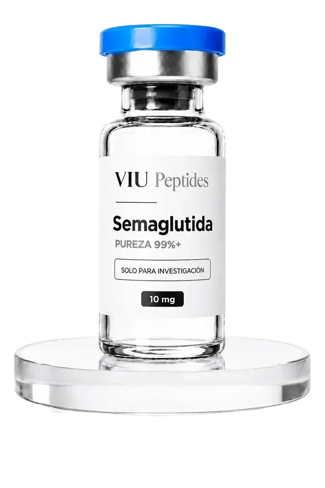 Vial ViuPeptides Semaglutida 10 mg para investigación, México