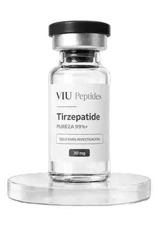 Vial ViuPeptides Tirzepatida 30 mg para investigación, México